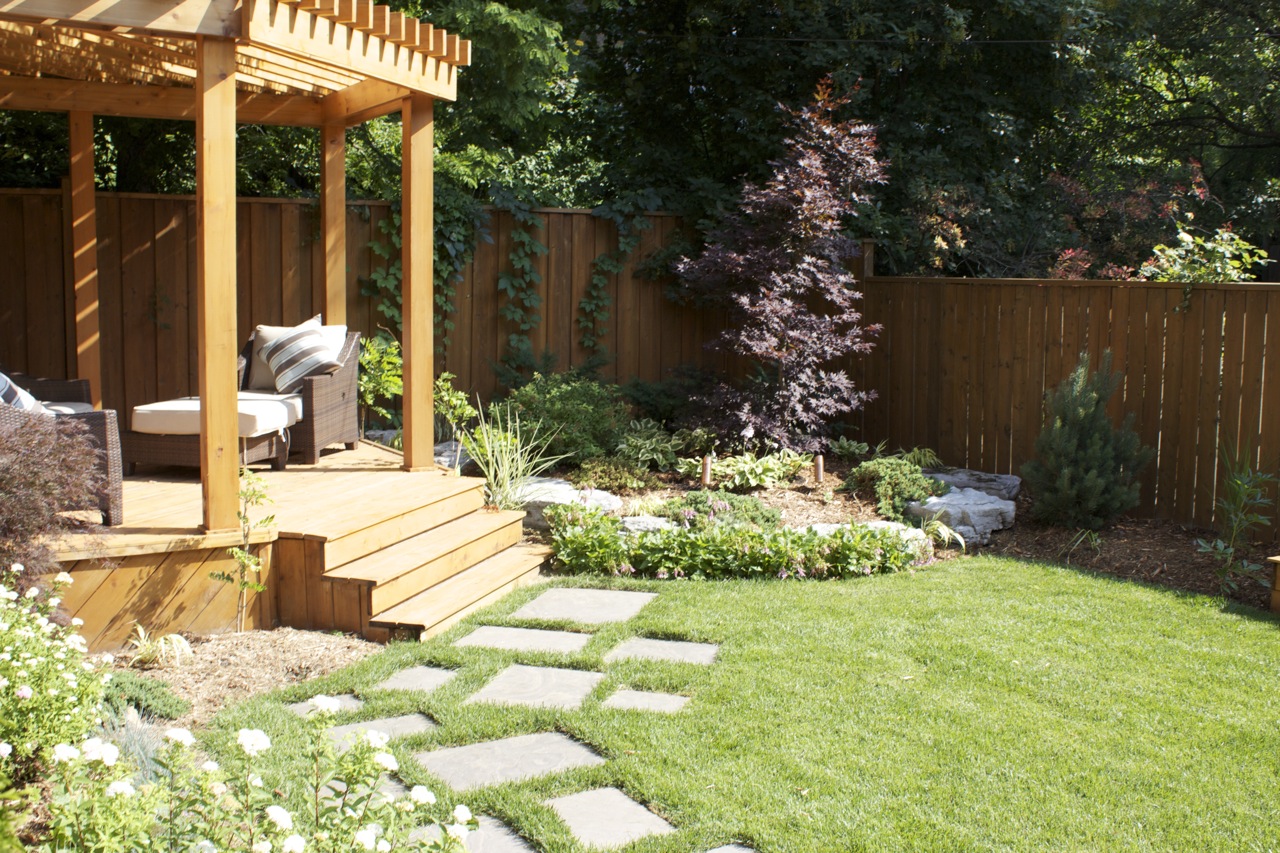 Stone Walkway through the grass