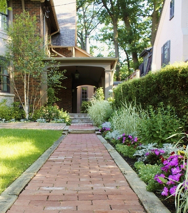 Front brick walkway 