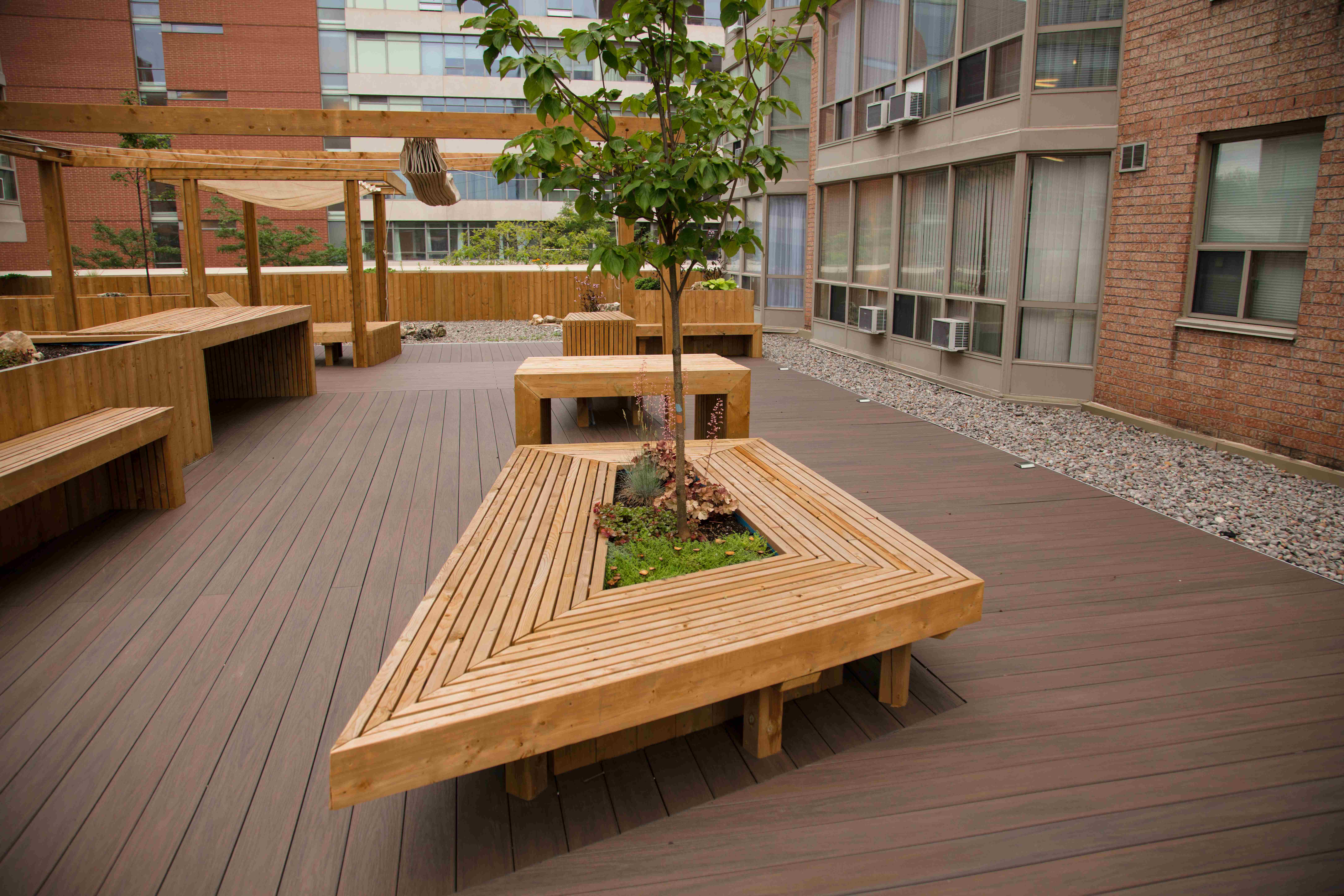 Eastern rooftop deck 