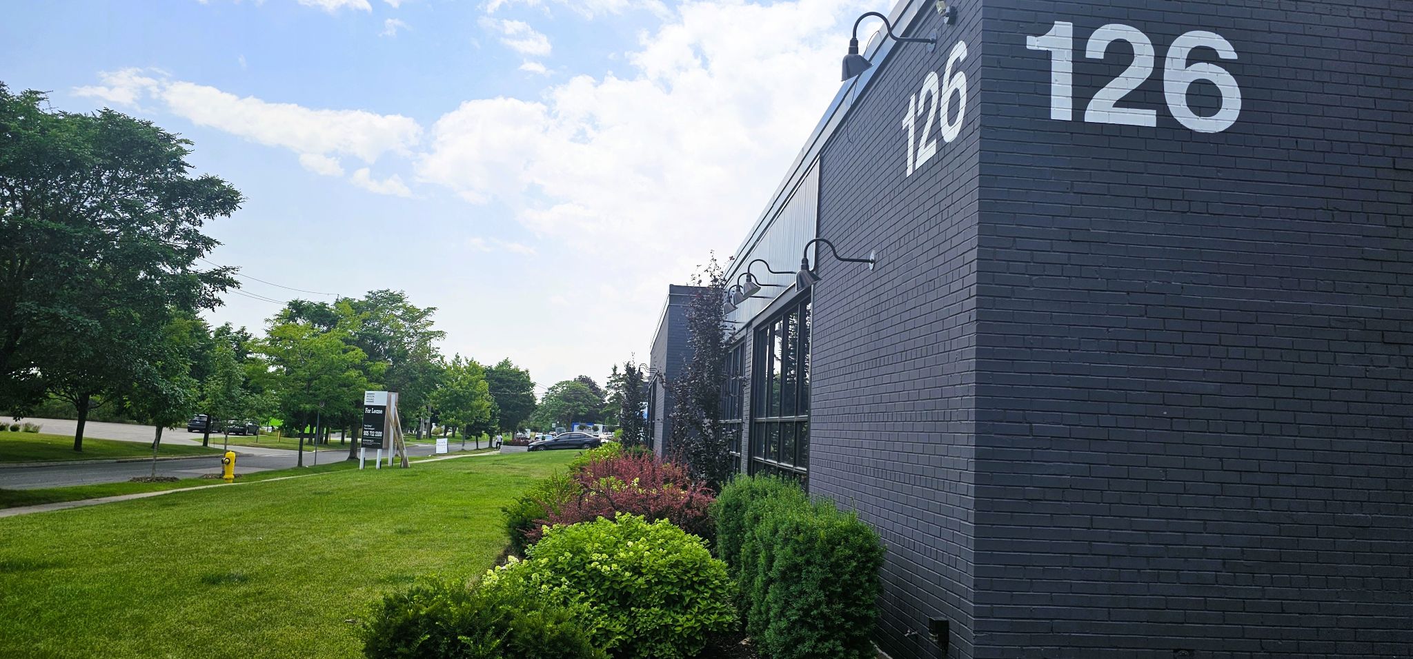 Front of Tycos property