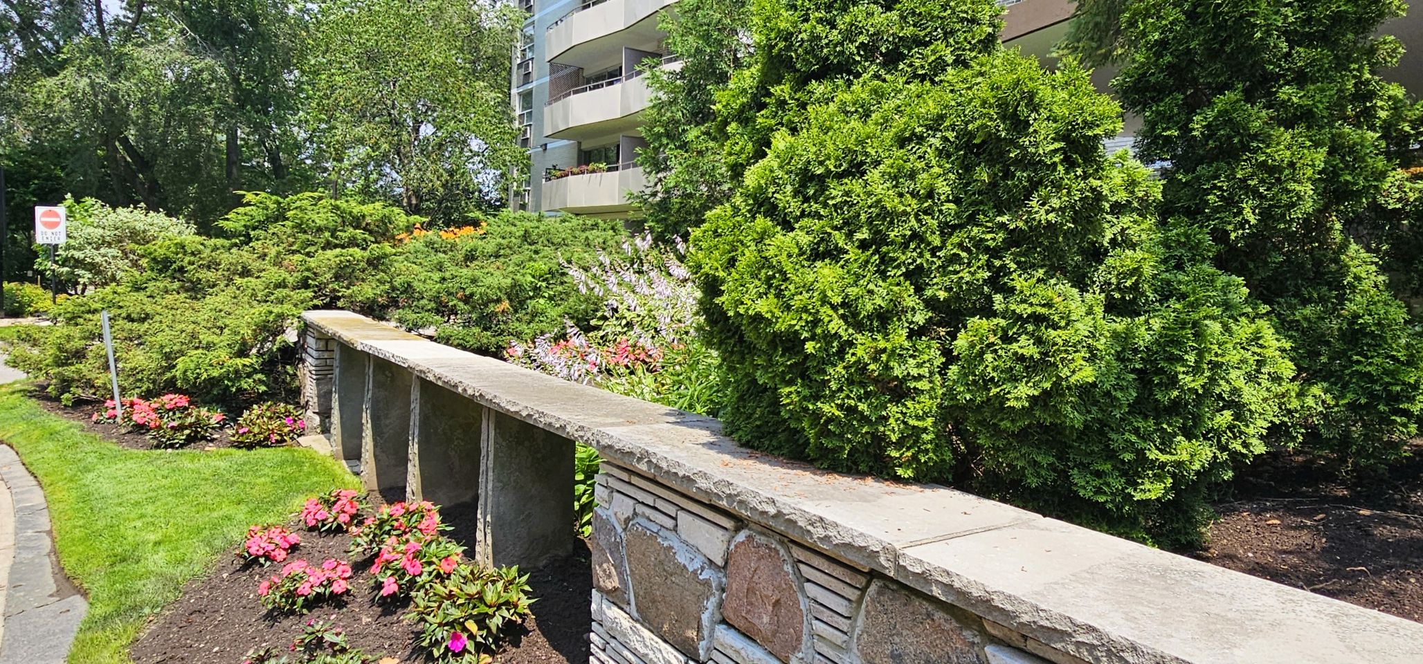 Stone garden feature